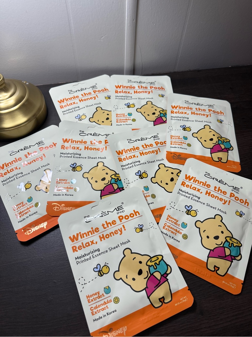 SALE 8 PCS The Crème Shop Winnie the Pooh Relax Honey Sheet Masks